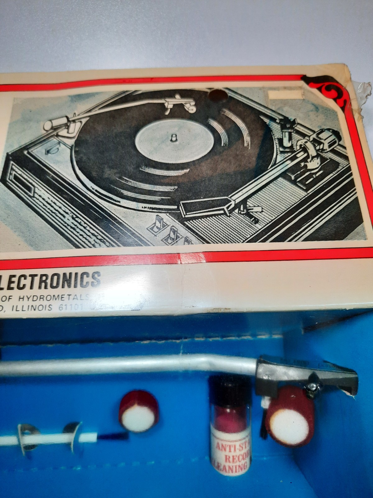 NOS Audiotex GC Electronics Precision Tracking Deluxe Dust Off Record Cleaner