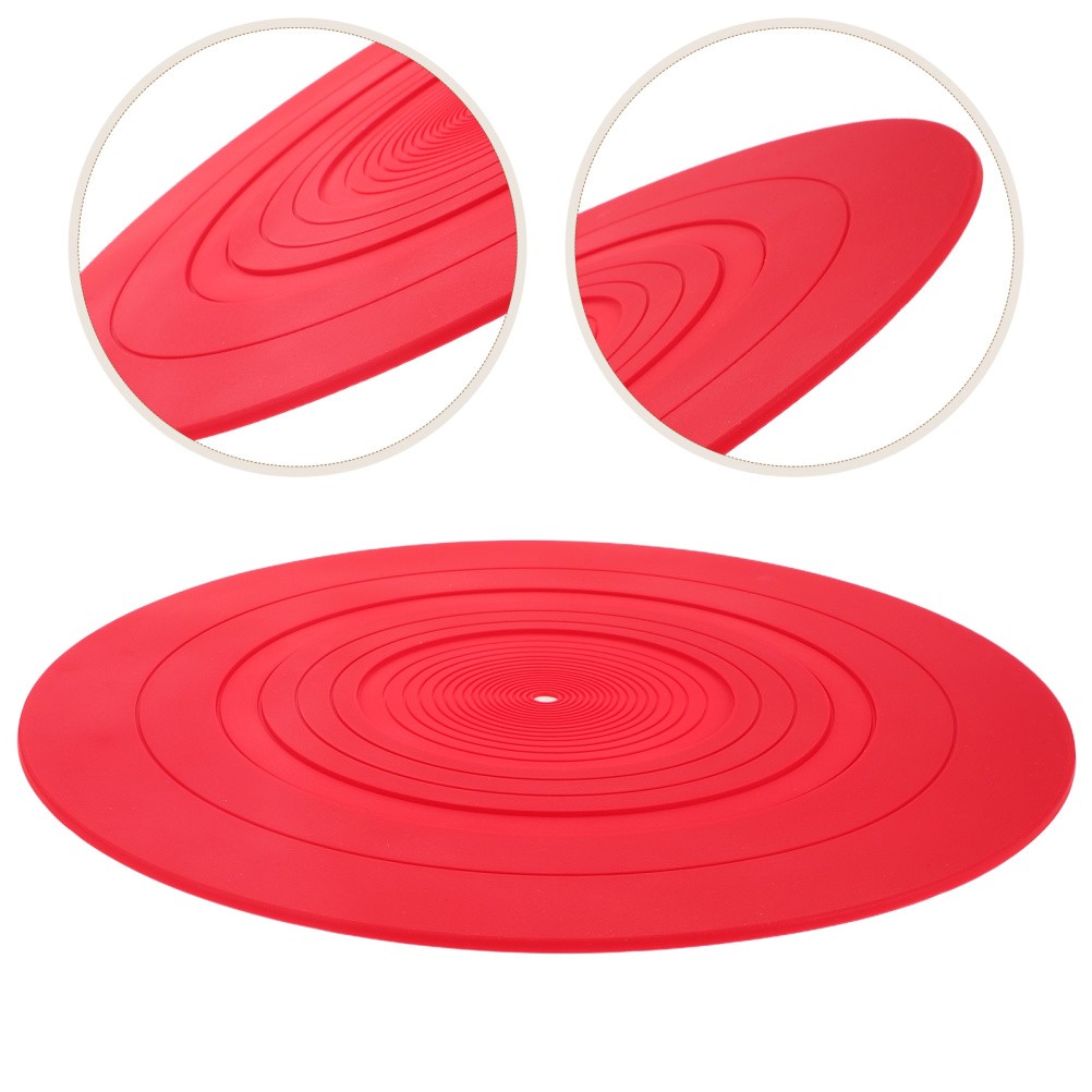 Anti Static Silicone Turntable Mat 295mm Shock Absorbing Vinyl Record Player Pad