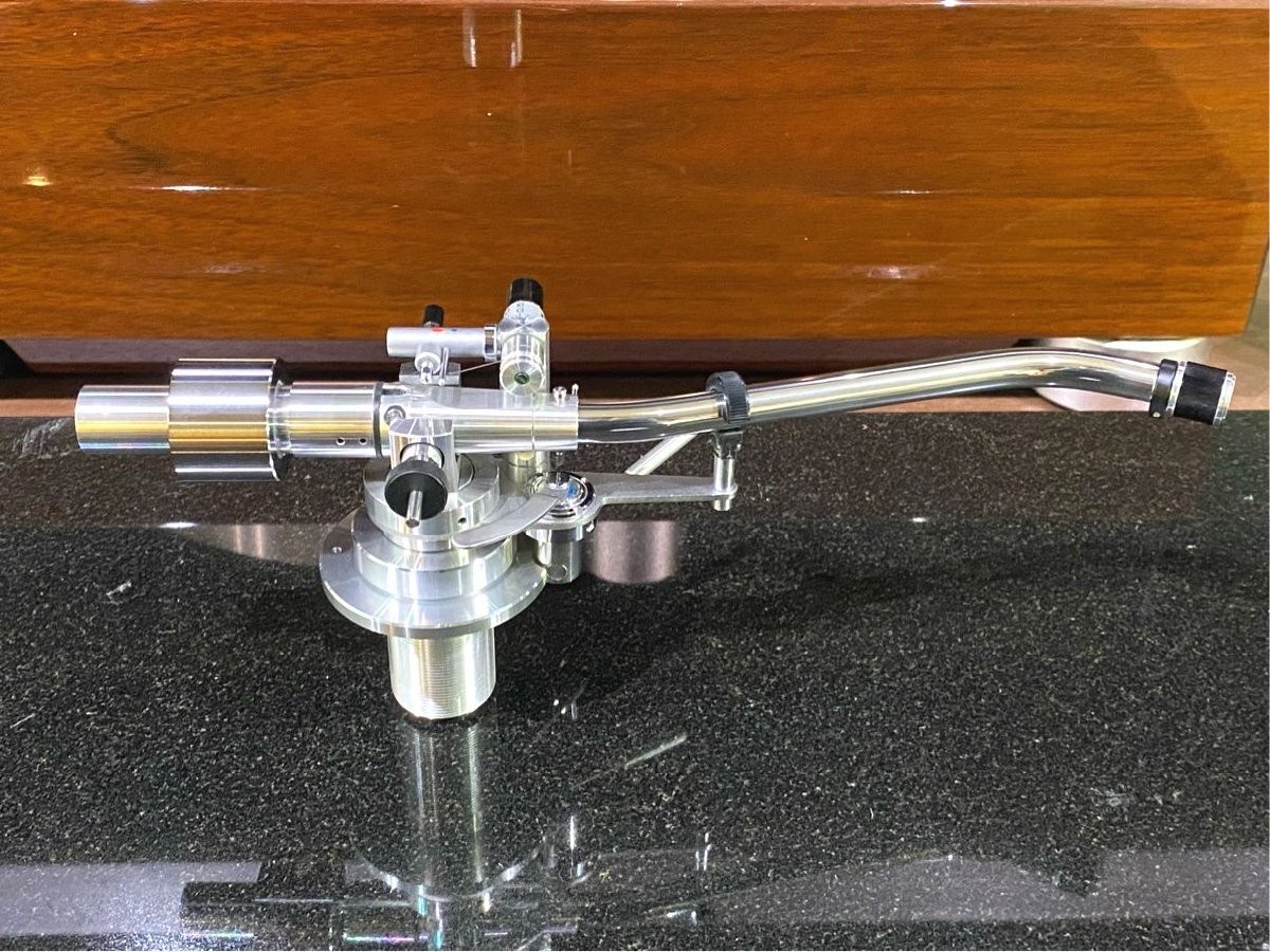 Micro MA-505 Tone Arm with Cable Lifter Oil Refilled Used Audio Part