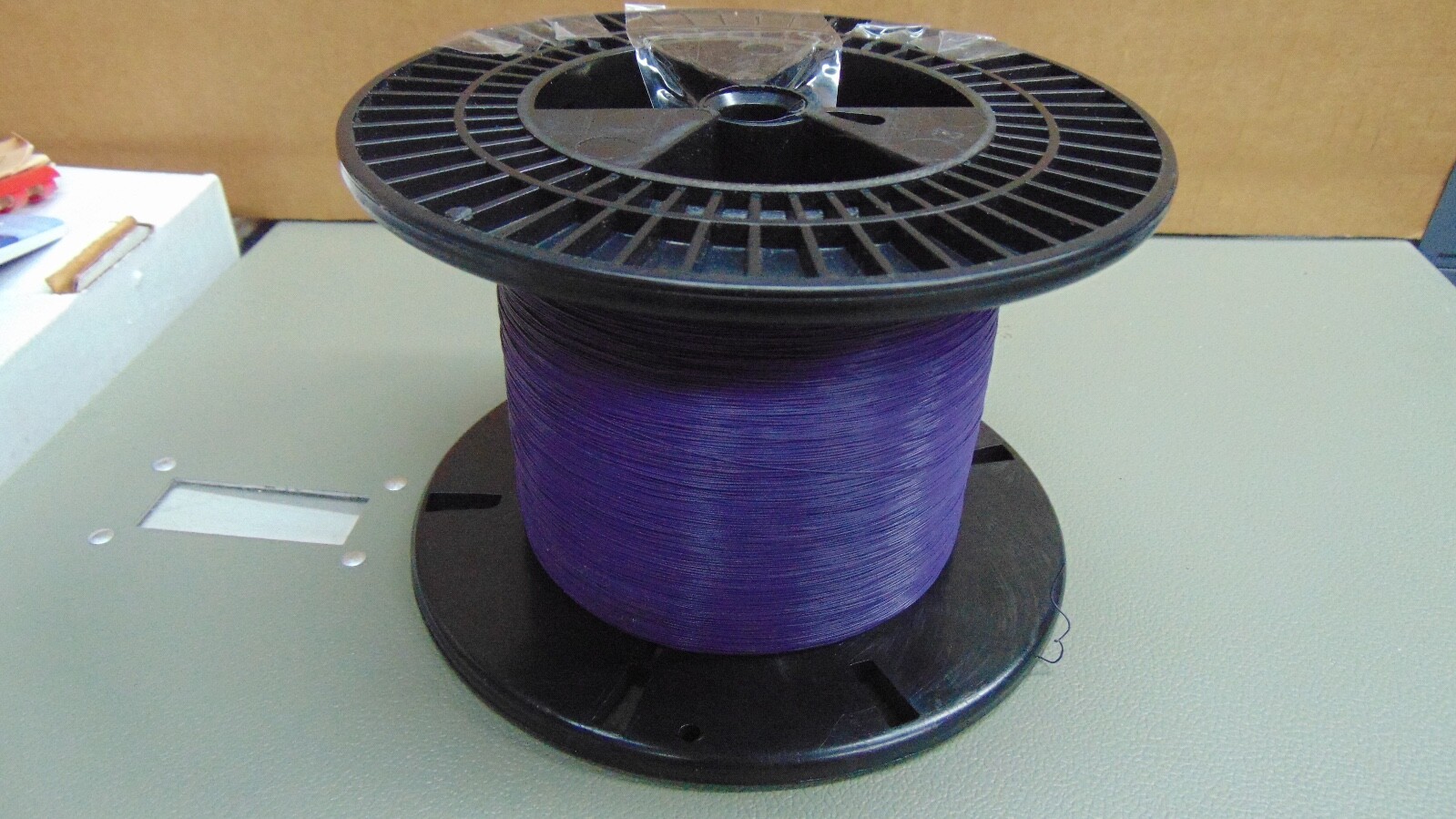 20 ft 32 AWG Silver Plated Copper PTFE Wire Violet SPC Tonearm USA .0120 inch OD