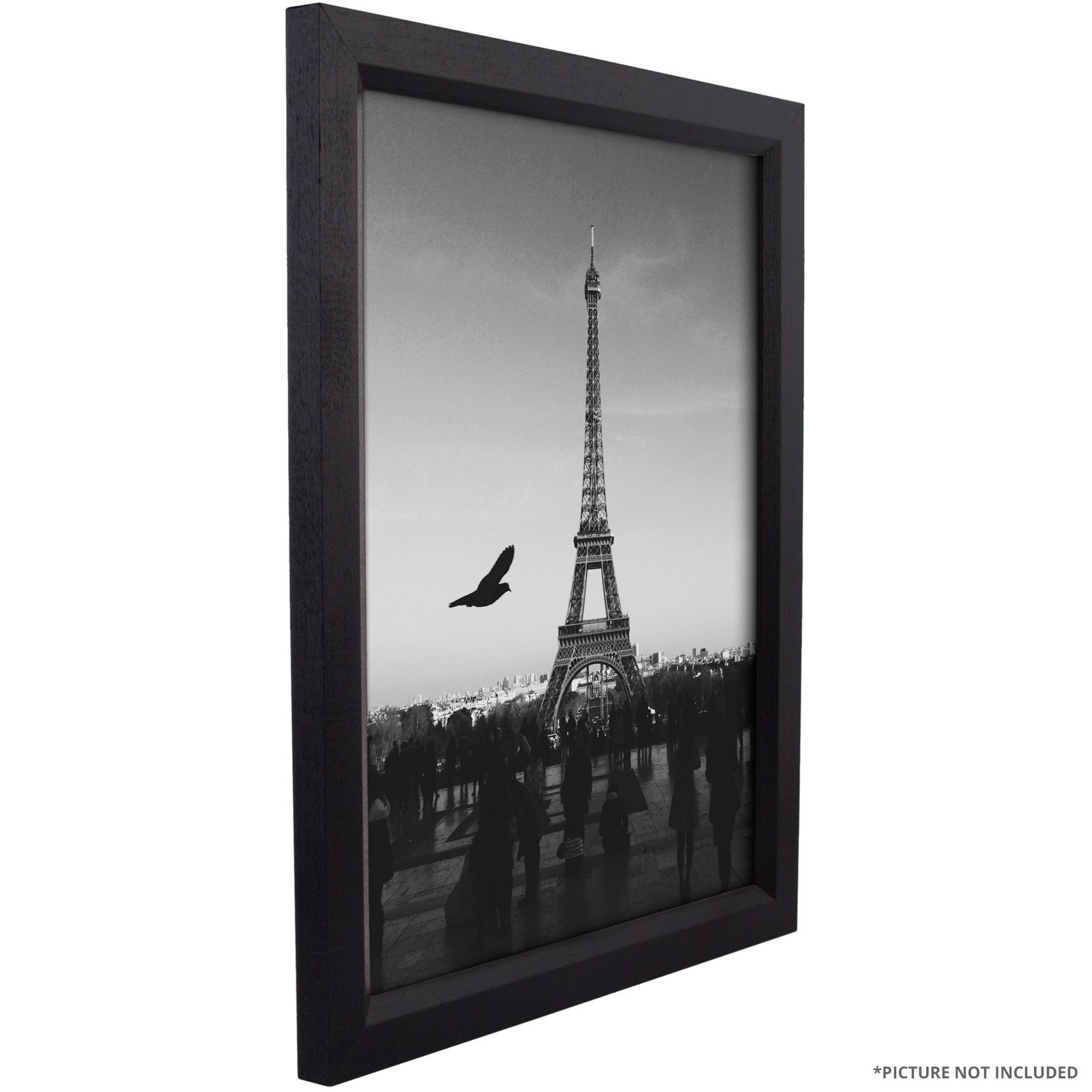 Craig Frames 7171610BK 22 by 25-Inch Picture Frame, Wood Grain 22 x 25, black