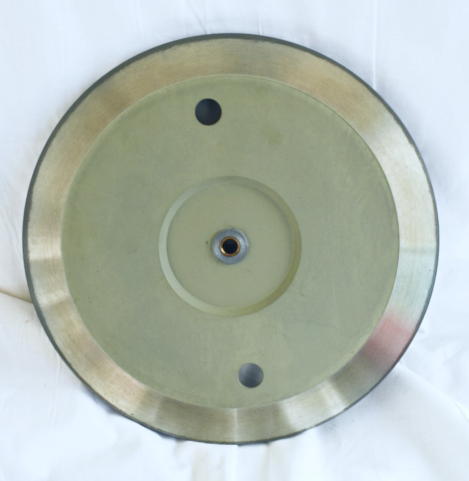 vintage ELAC Miracord turntable metal platter fits 10H & other nice PLATTER ONLY