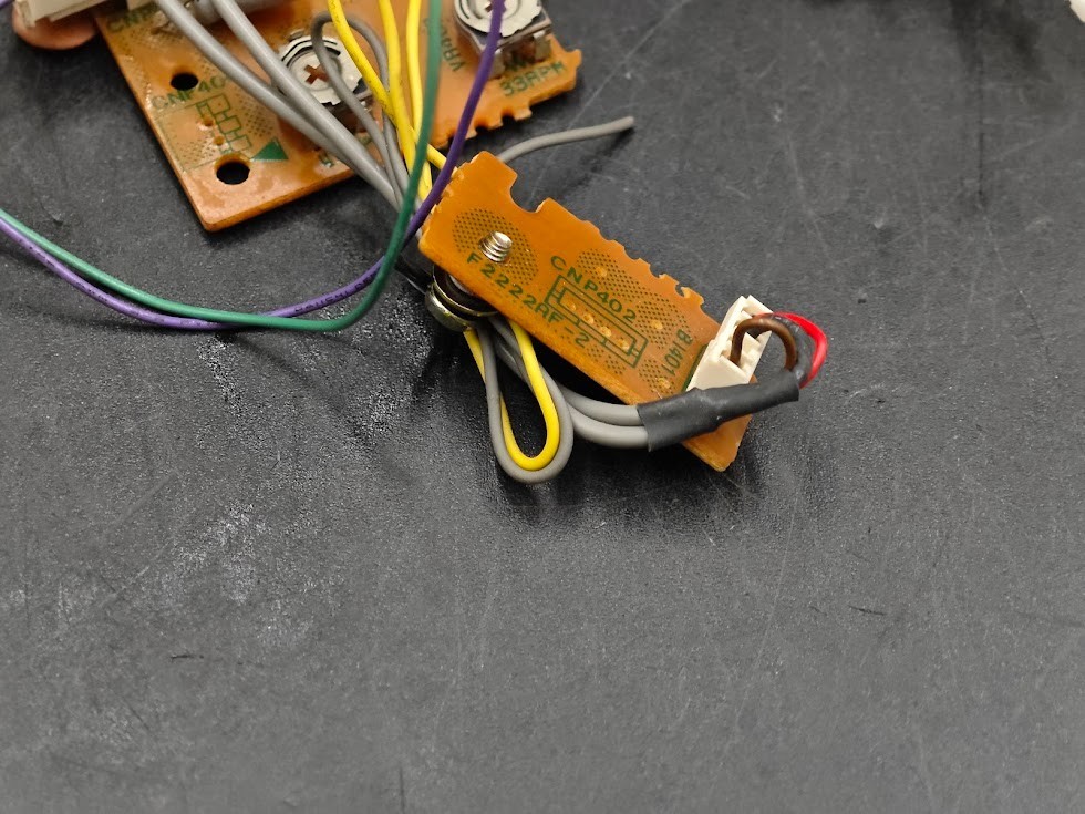 Sharp RP-303H(BK) Turntable Motor Used Working