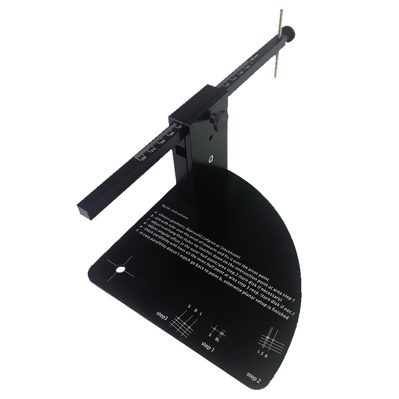 Vinyl LP Turntable Alignment Protractor For Phono Record Cartridge Stylus NEW US