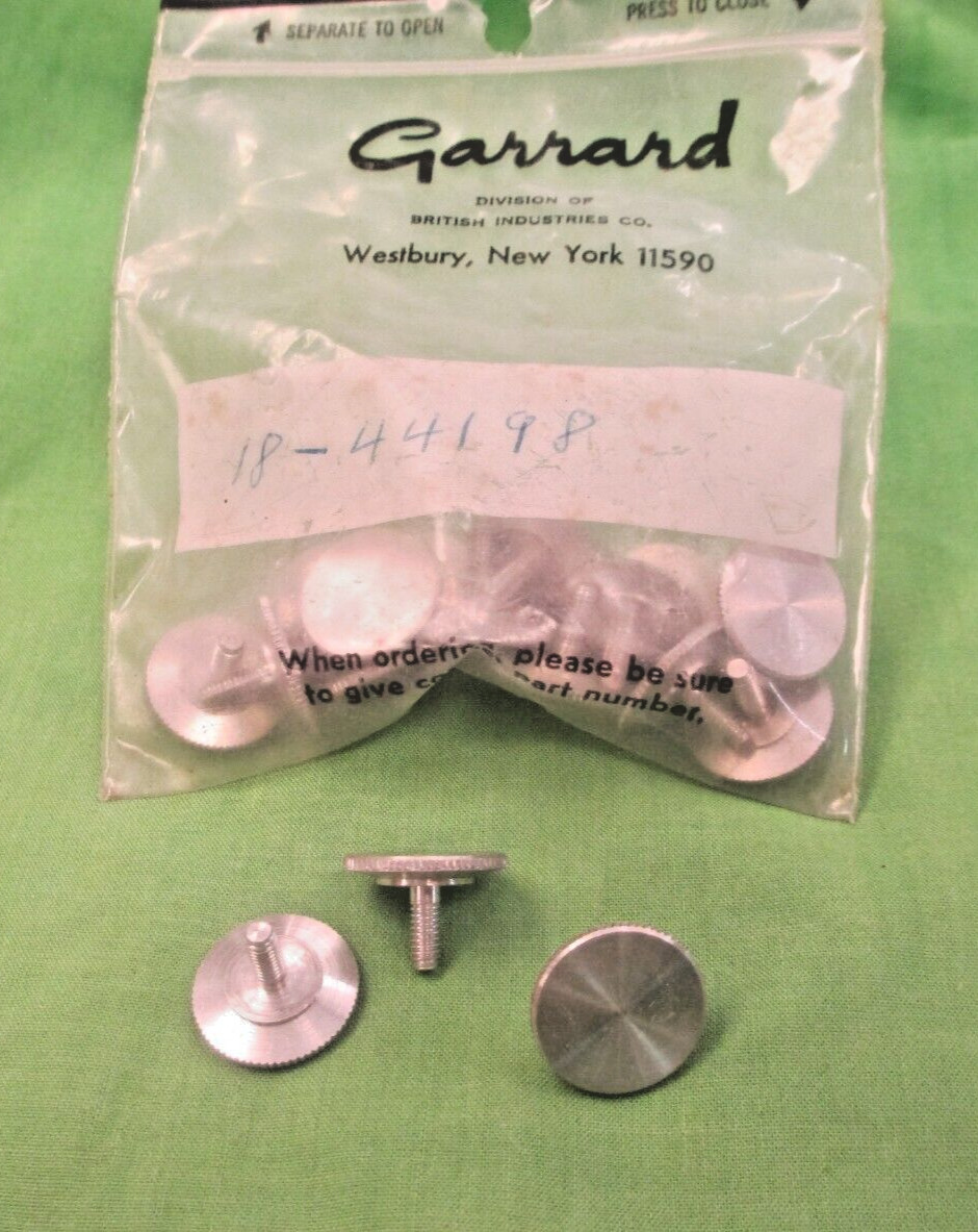 GARRARD LAB 80 A 70 2 HEAD LOCK SCREWS FOR M 8 TONE ARM HEAD NEW NEVER MOUNTED
