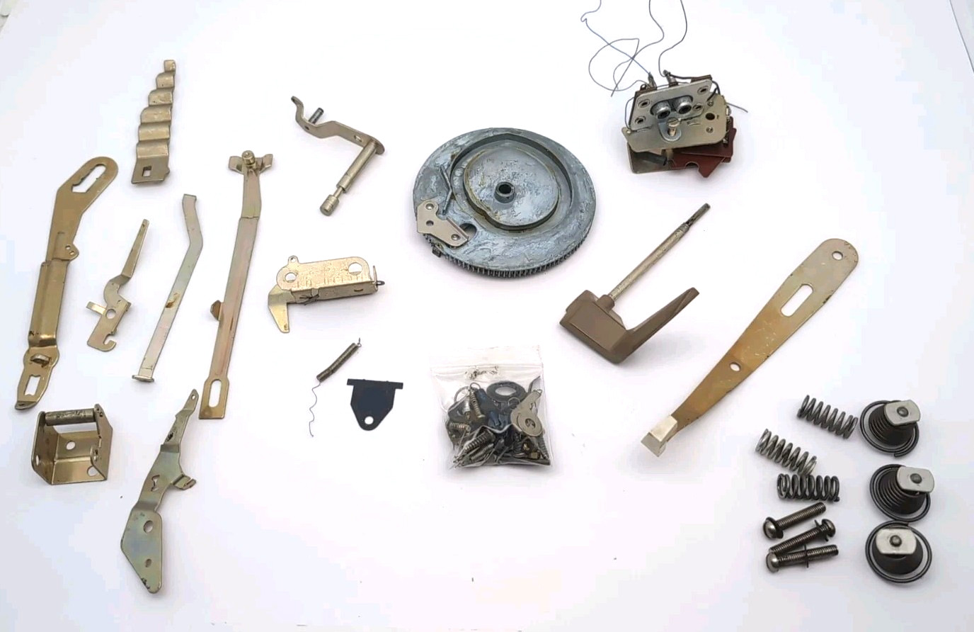 *OEM PARTS* Garrard AT6 Record Turntable *LOT OF BRACKETS & HARDWARE* AT10