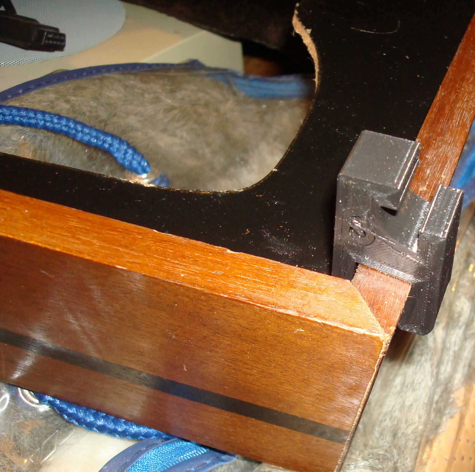 Hinge set for UA Dual Turntable Dust Cover United Audio / IMPRO redesigned