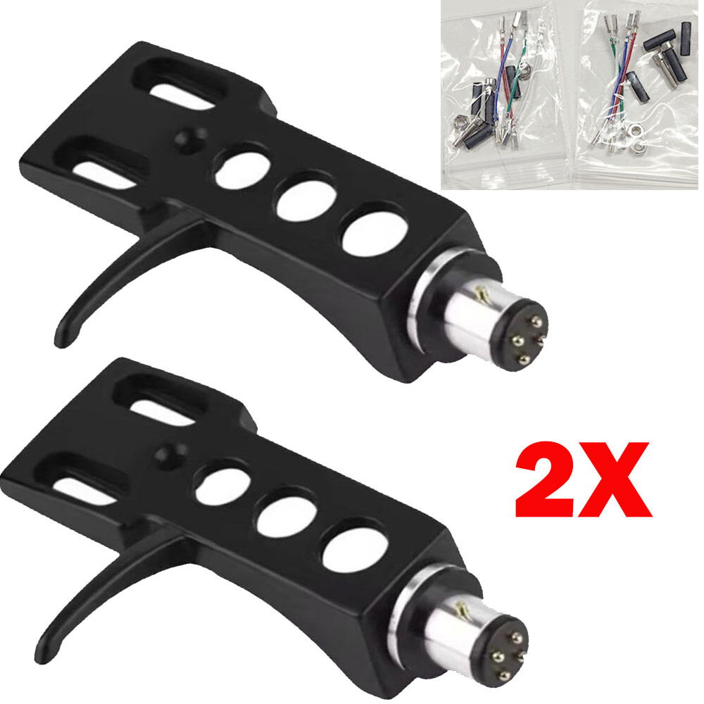 2PCS Stylus Cartridge Unit Turntable Headshell For Technics 1200 1210 MK2 Phono