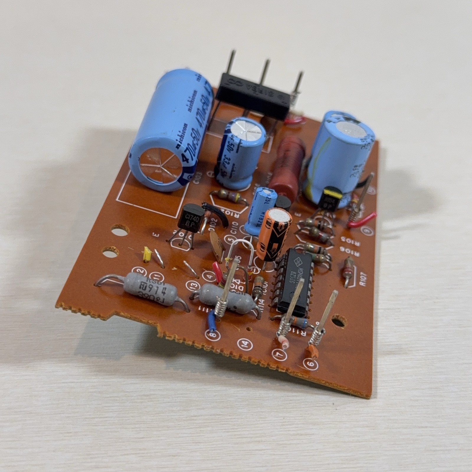 Realistic LAB-500 Turntable Power Control Circuit Board PCB U241C508H21