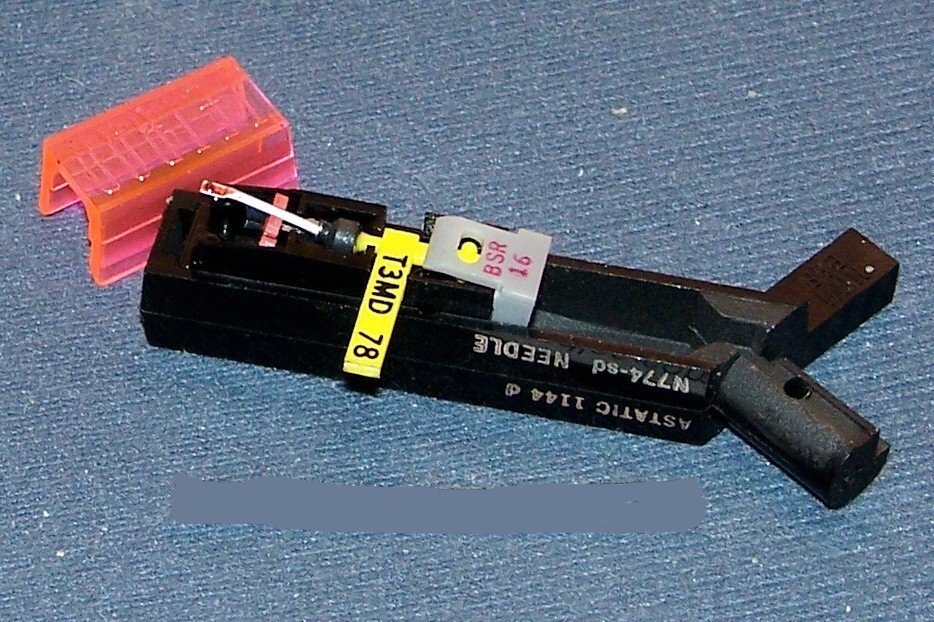 RECORD PLAYER CARTRIDGE NEEDLE ASTATIC 1144d for BSR 16 Tetrad 3-41d-bsr16 T3MD
