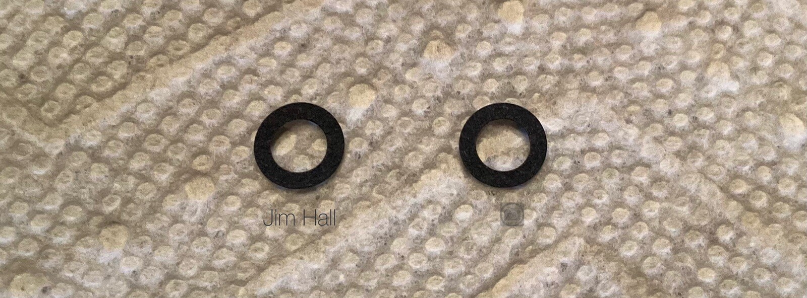 RCA RP190 IDLER WHEEL DAMPING WASHERS 74078 FOR 45EY2 RP190 & RP168 2 Washers