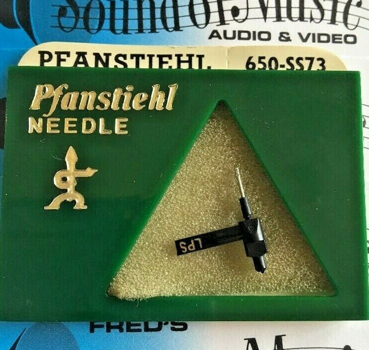 NEW Pfanstiehl 650-SS73 Sapphire Dual Needle Stylus ds77 Synthetic RCA 664 W351