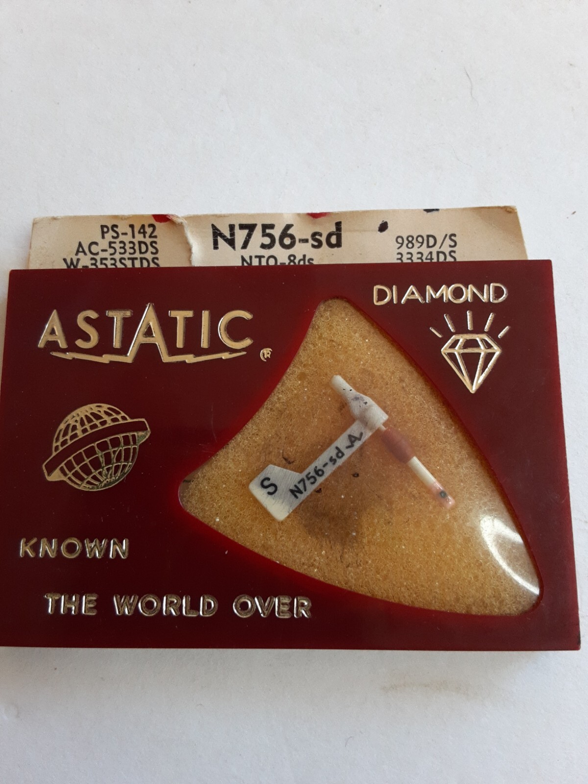 🌴 NOS Astatic N573-SD Diamond/Sapphire RECORD PLAYER NEEDLE