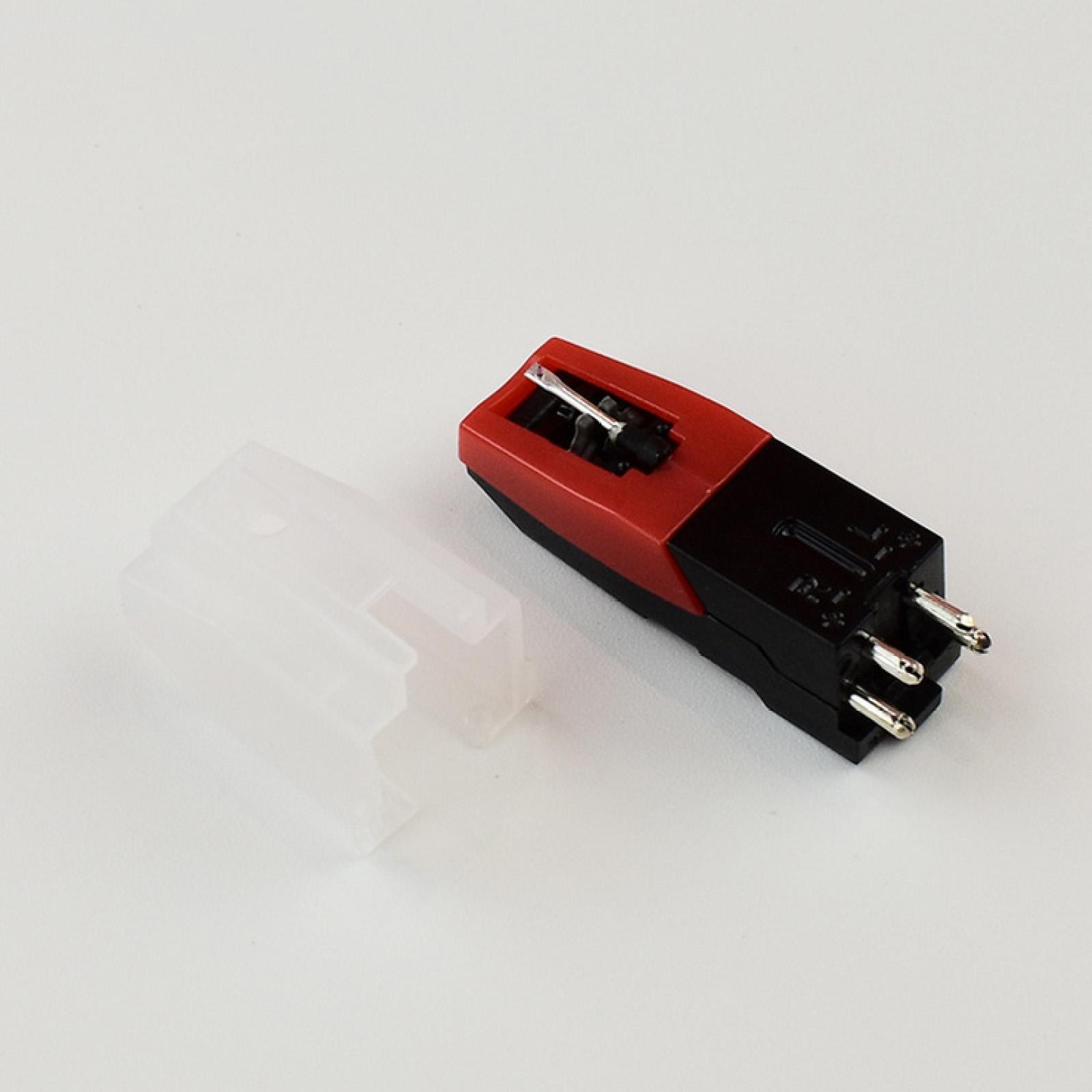 2Pcs Turntable Phono Ceramic Cartridge+Stylus Needle Kit for Record Player a