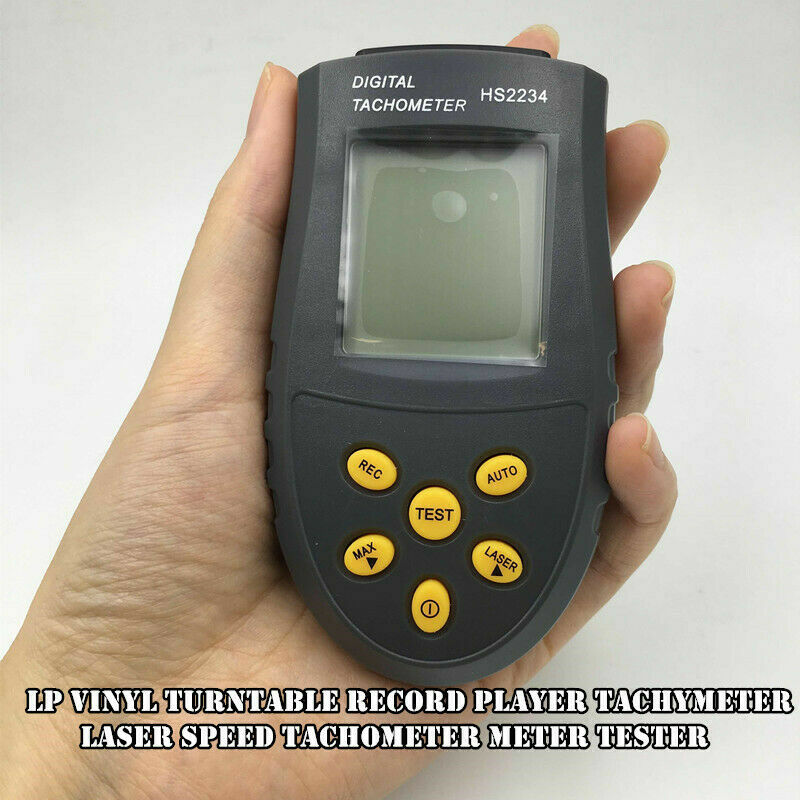 LP Vinyl Turntable Record Player Tachymeter Laser Speed Tachometer Meter Tester