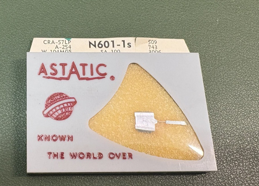 NEW Astatic Diamond Vintage Phonograph Needle Record Player Turntable N601-1s