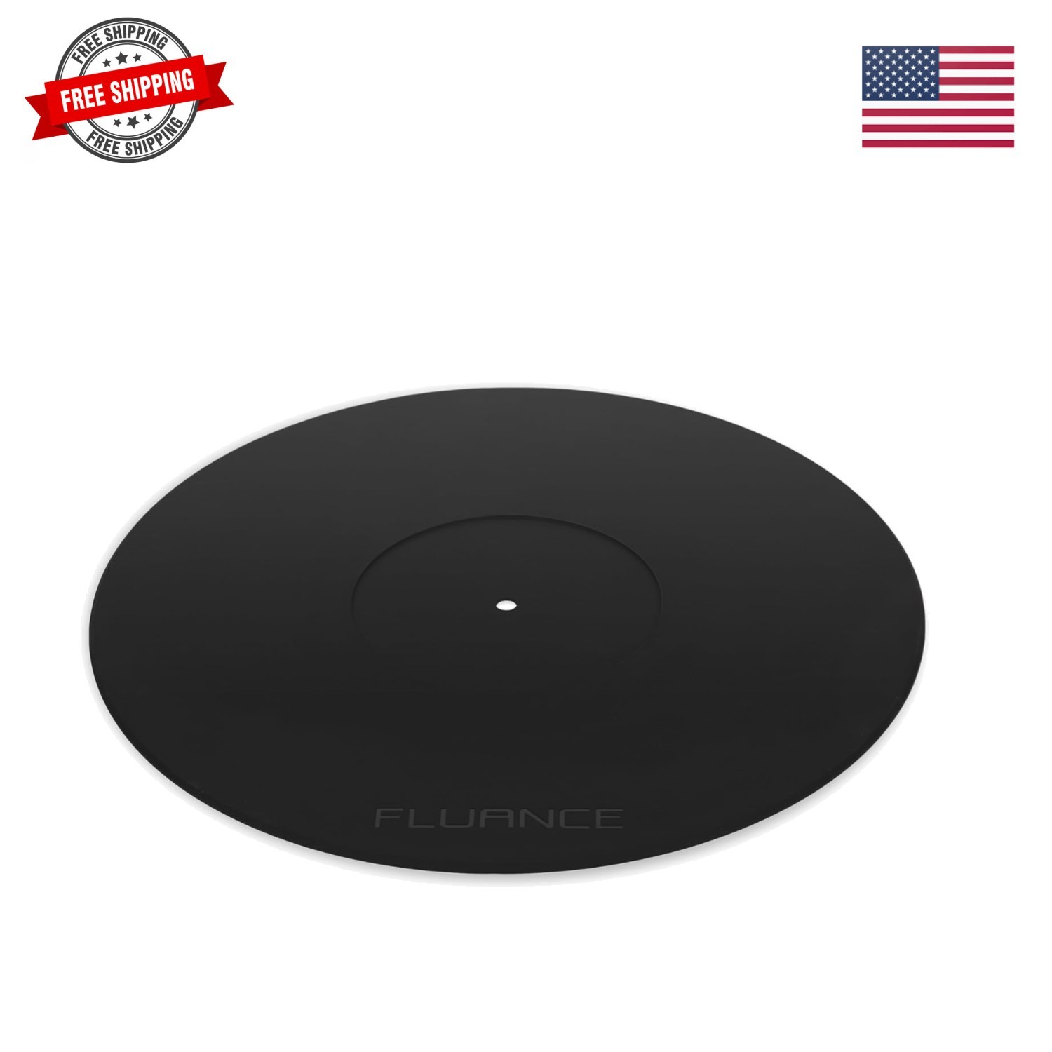Turntable Platter Mat Rubber Black – Durable Audiophile Grade Silicone Design…