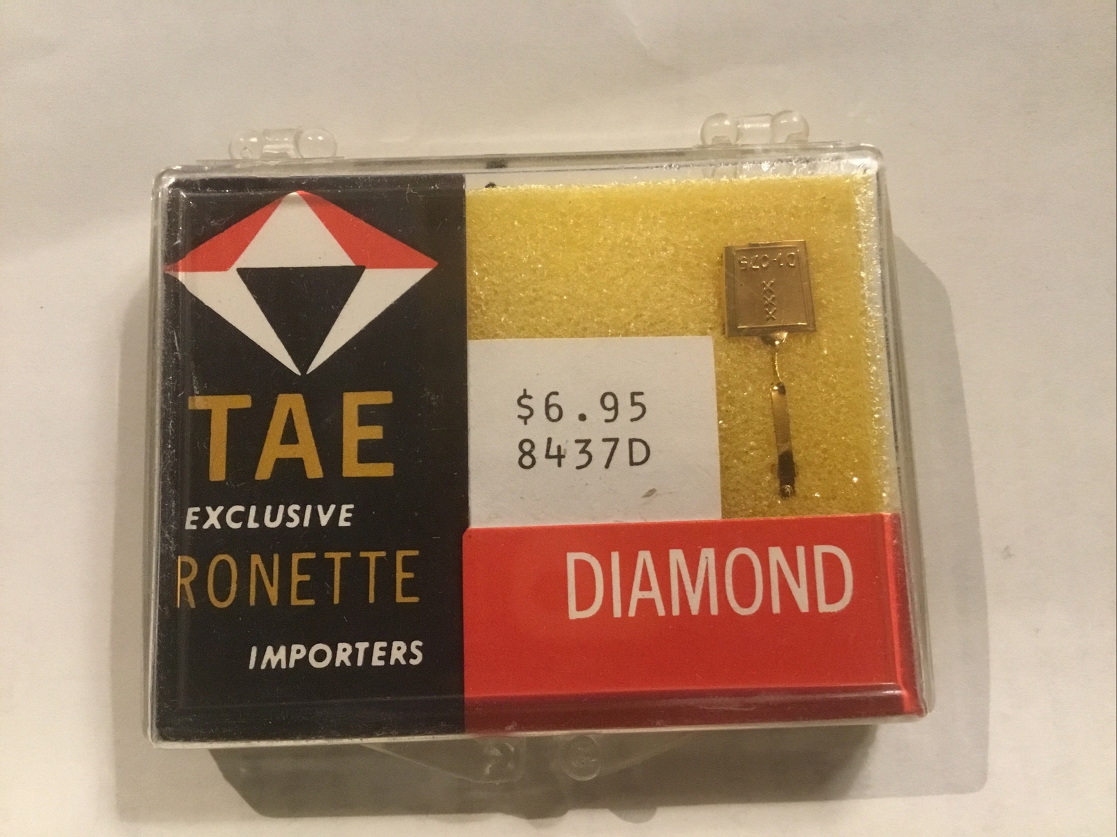 TAE 8437D RONETTE Cartridges 105, 106, 208BF40, Ovi, needle D107ST STYLUS