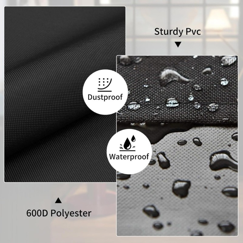 Turntable Dust Cover for Record Player Polyester High Elasticity Sleeve Foldable