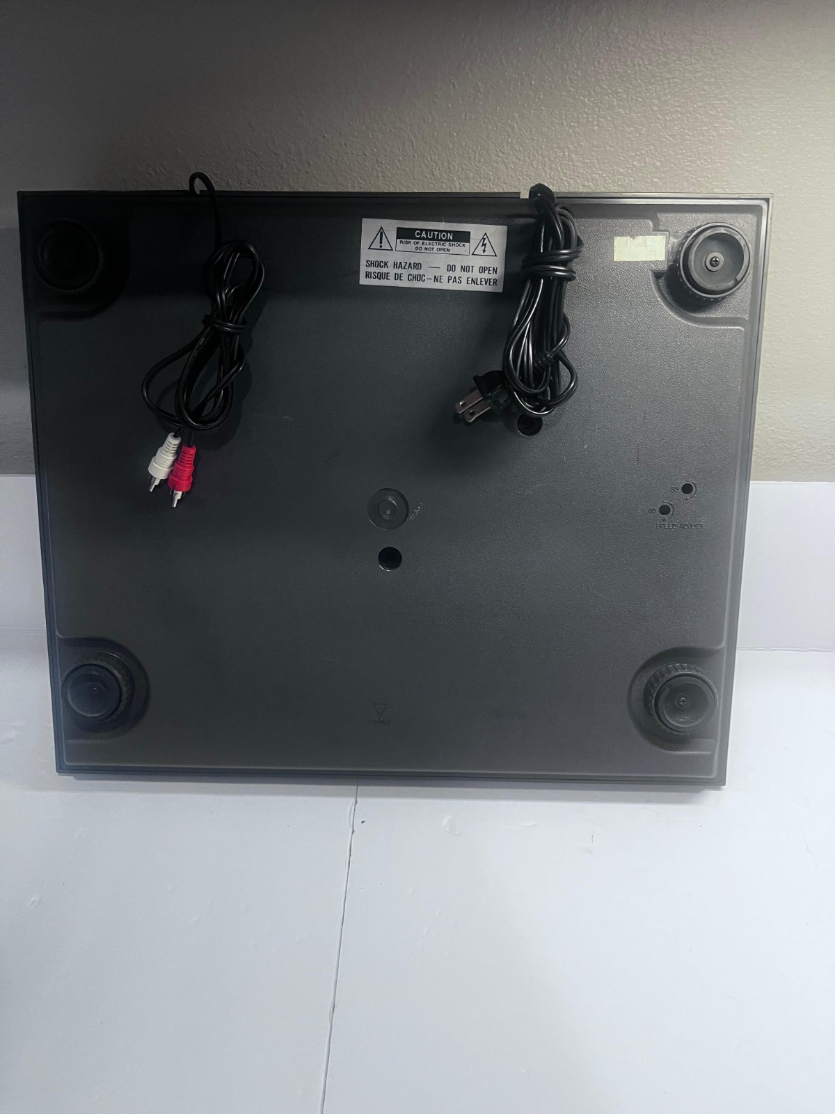 Vintage 1989 JVC AL-A155 Turntable Audio Technica Needle Tested/Working