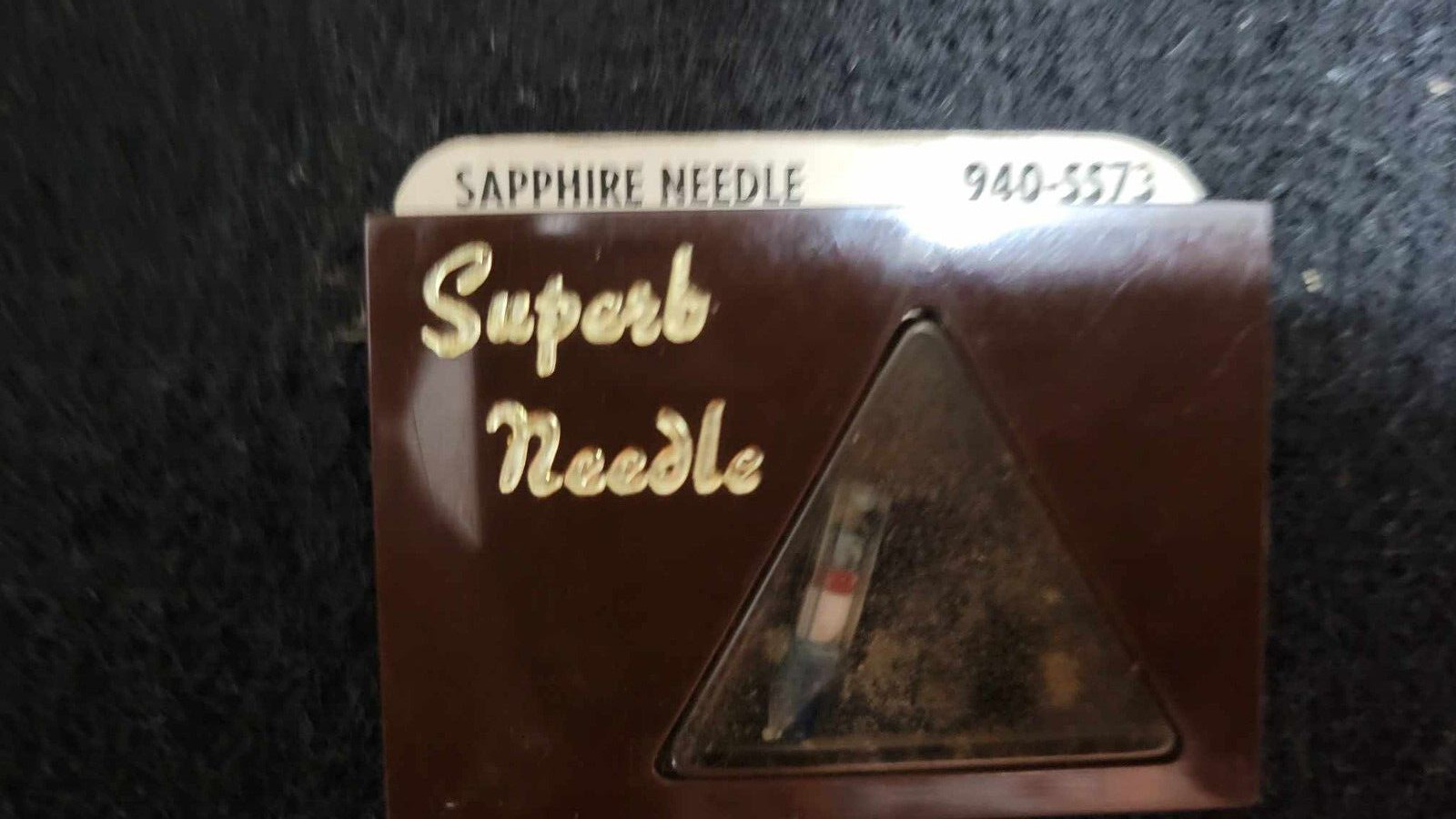 NOS Pfanstiehl 940-SS73 Sapphire Phono Needle Stylus Zenith Astatic EV Vintage
