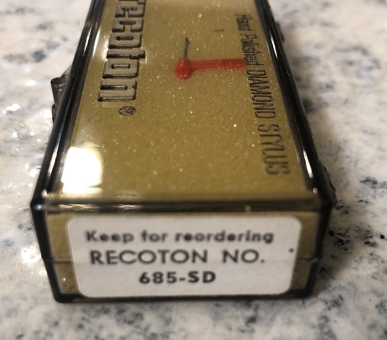 RECOTON 685SD Type 3 Hand Polished Diamond Stylus NOS Vintage Replacement Needle