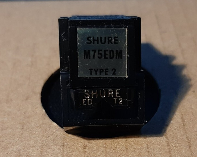 SHURE M75EDM TYPE 2MM Cartridge with original stylus