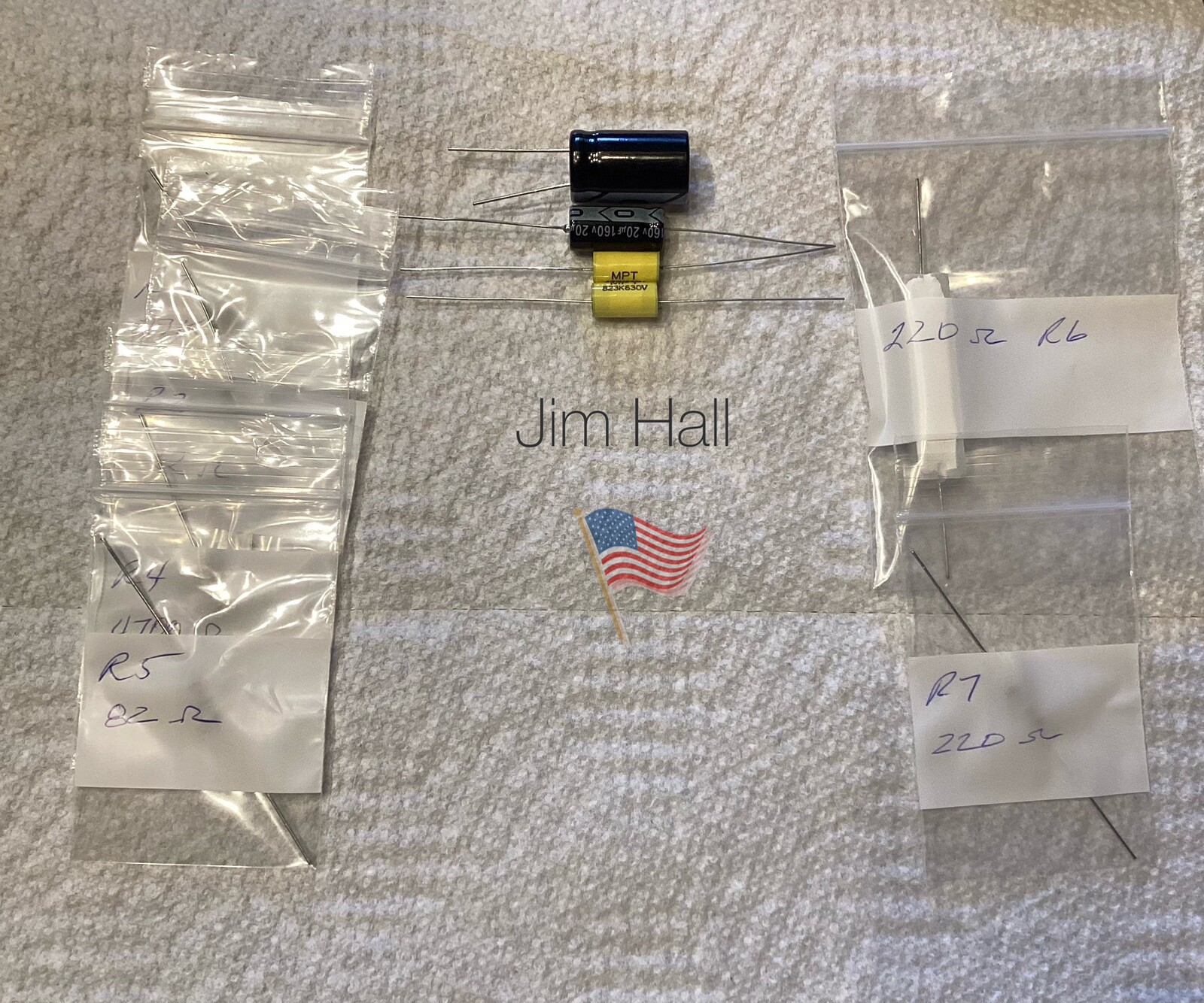 RCA Victor Model Restoration Kit Capacitors & Resistors 9ED1HE & 9ED1JF RS170C