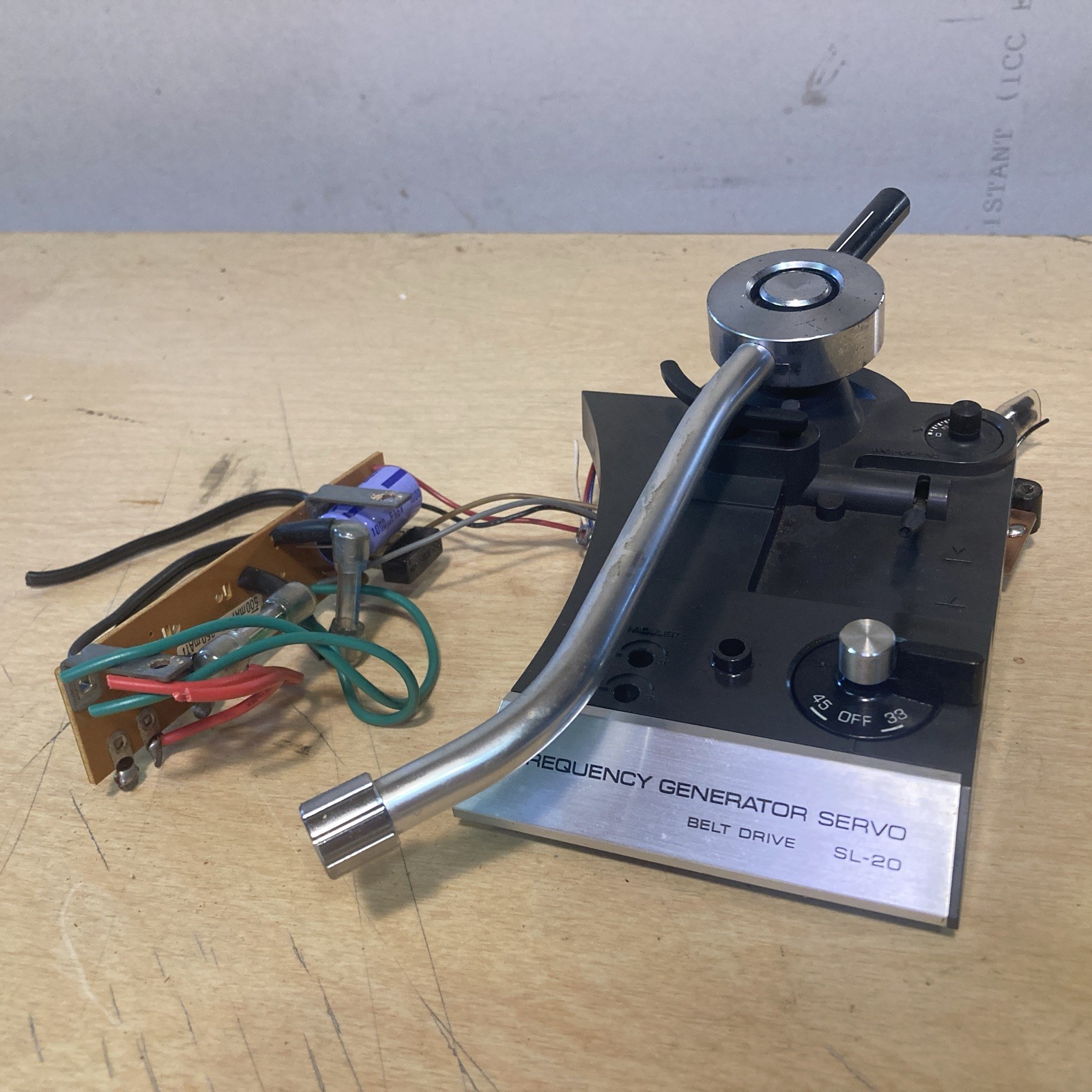 Original Technics Turntable Part SL-20 & Others Complete Tonearm Assembly