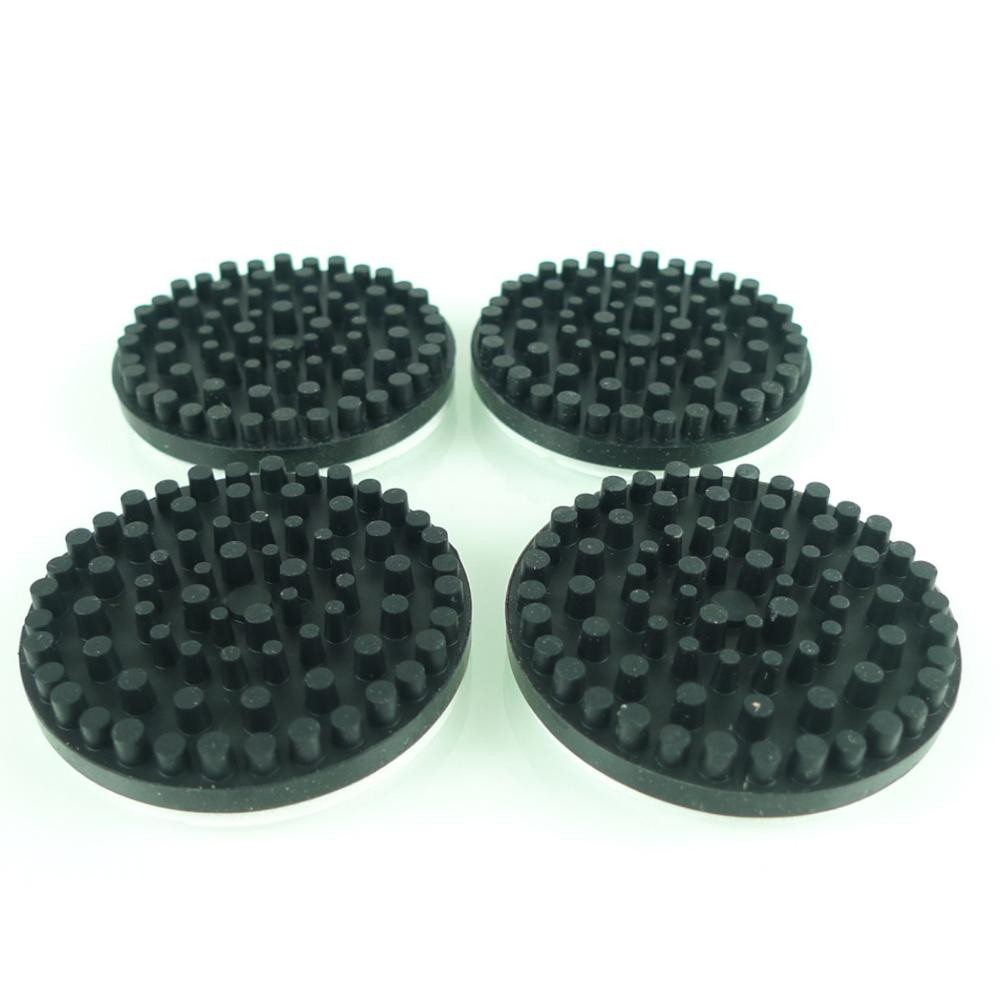 4Pack 0.41in Rubber Isolation Stand Pads Feet Turntable Record Vibration Reducer