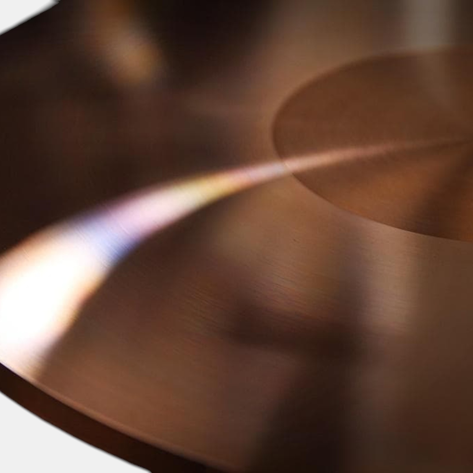 MICRO CU-500 Style Pure Copper Turntable Mat 5mm 2774g 6.1lb Heavy LP EP Plate