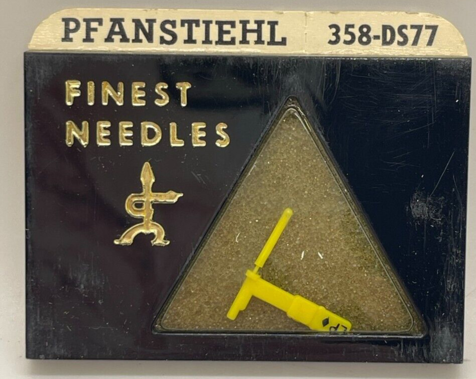 NEW Pfanstiehl 358-DS77 Diamond Needle Stylus “Dual Needle” 358DS77 EV 2616 117