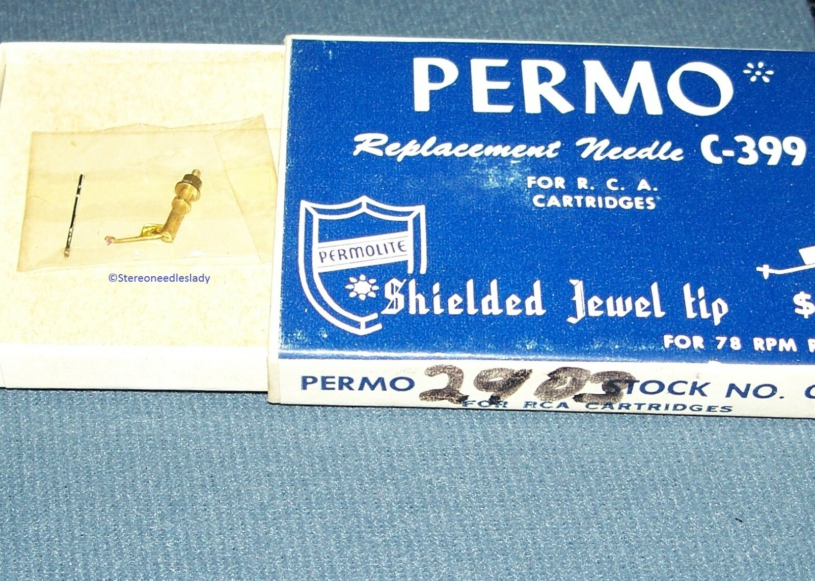 C-399 for 641-S3 RECORD PLAYER NEEDLE STYLUS for RCA 75497 RCA 75475 78 RPM