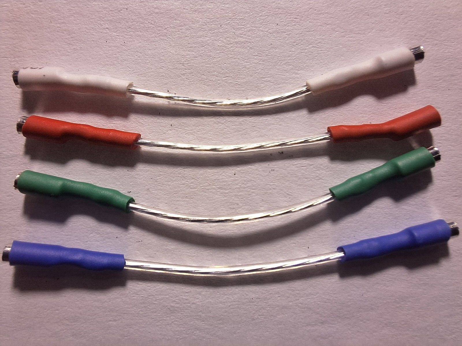 4Pcs 50mm 5N Pure Sliver Leads Ph. Cartridge Wires Cable Universal For 1.2-1.3mm