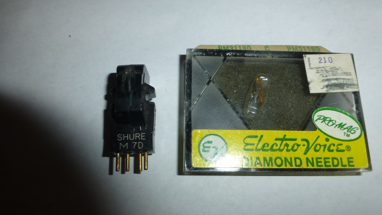Shure M7D good used cartridge with NOS Electro-Voice N7D stylus!!