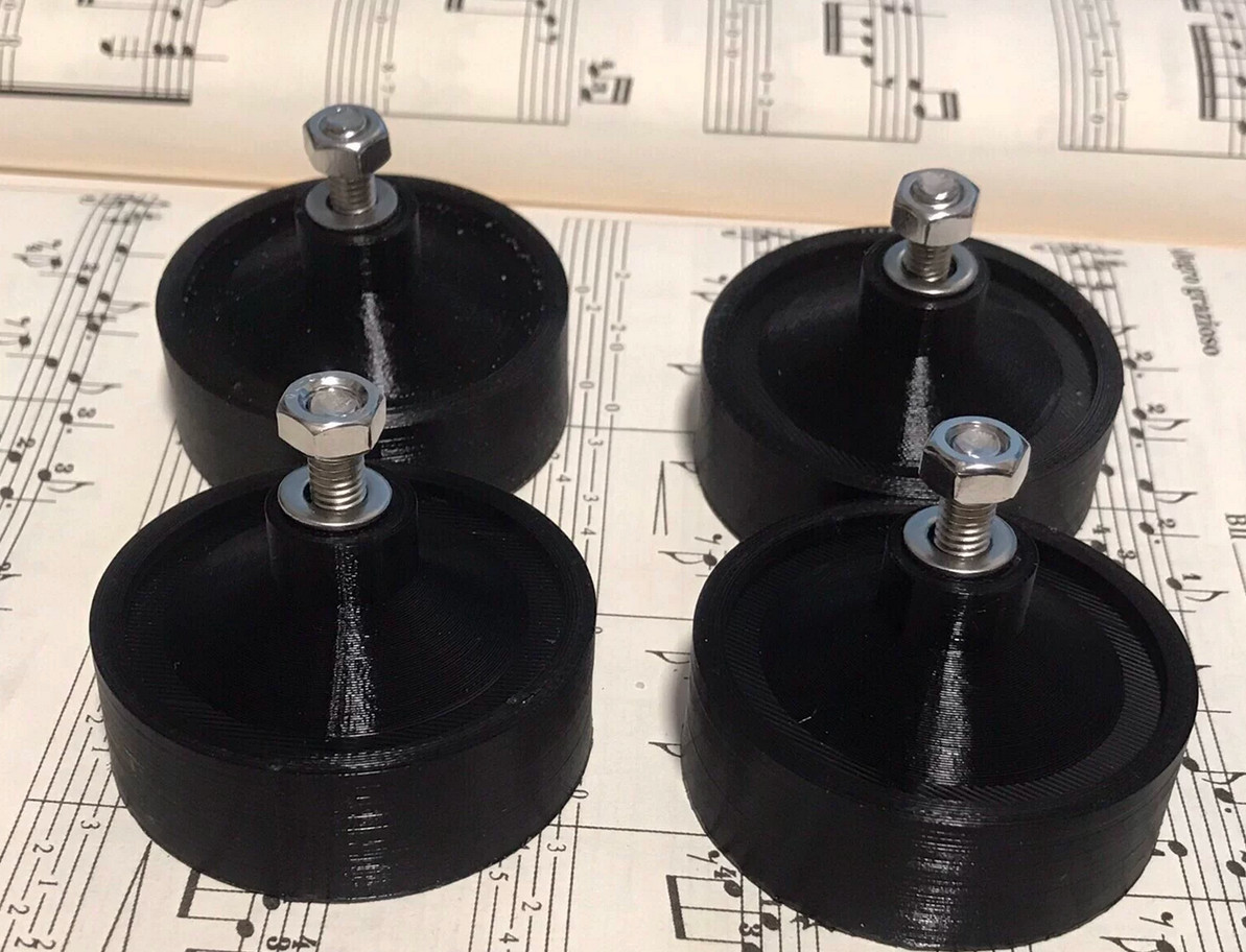4 Pieces Turntable Feet Replacement Part for Technics SL-1200 Turntable