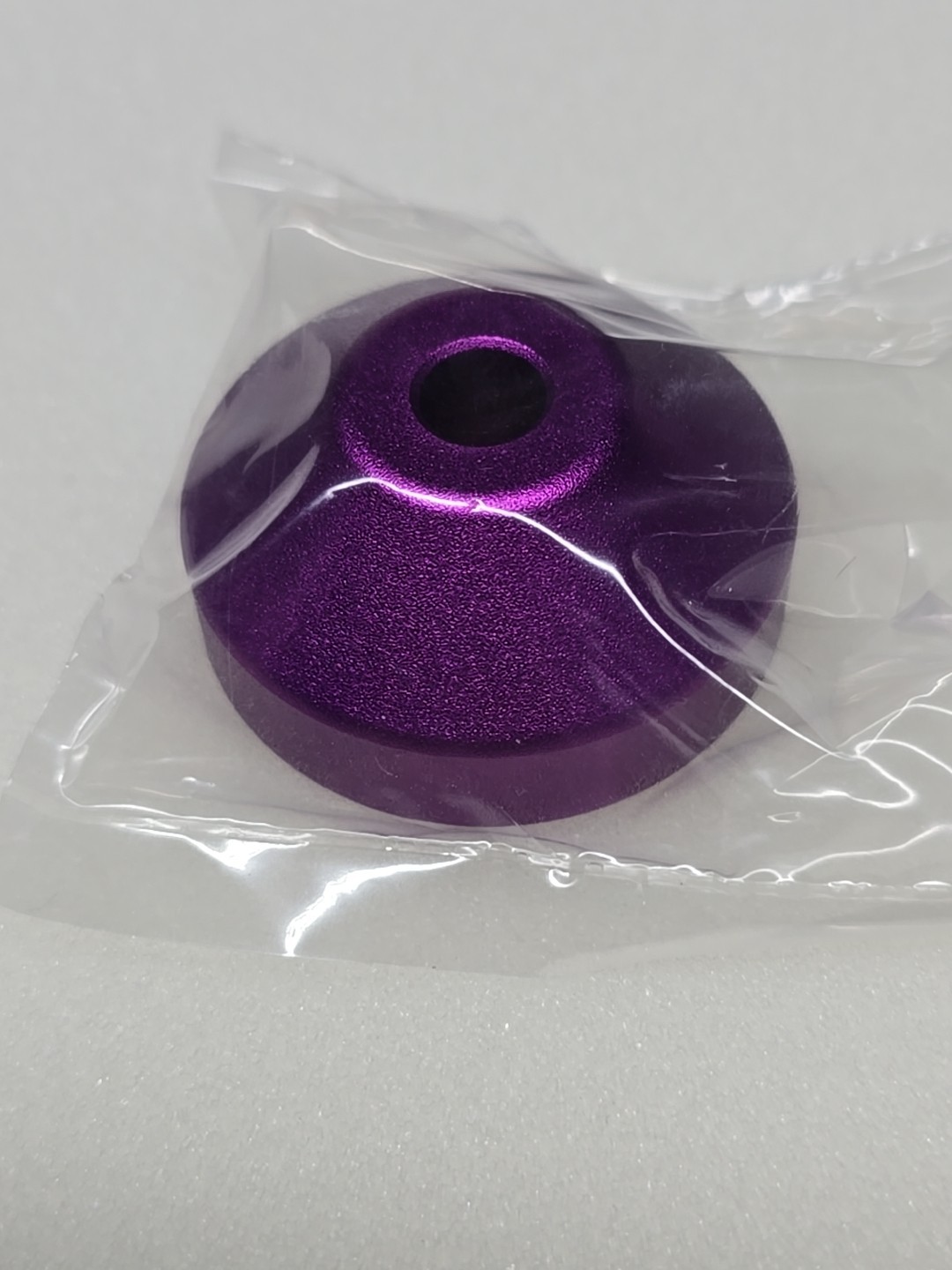 45 rpm Record Adapter Purple Color Dome solid Aluminum for 7″ Inch Vinyl Records