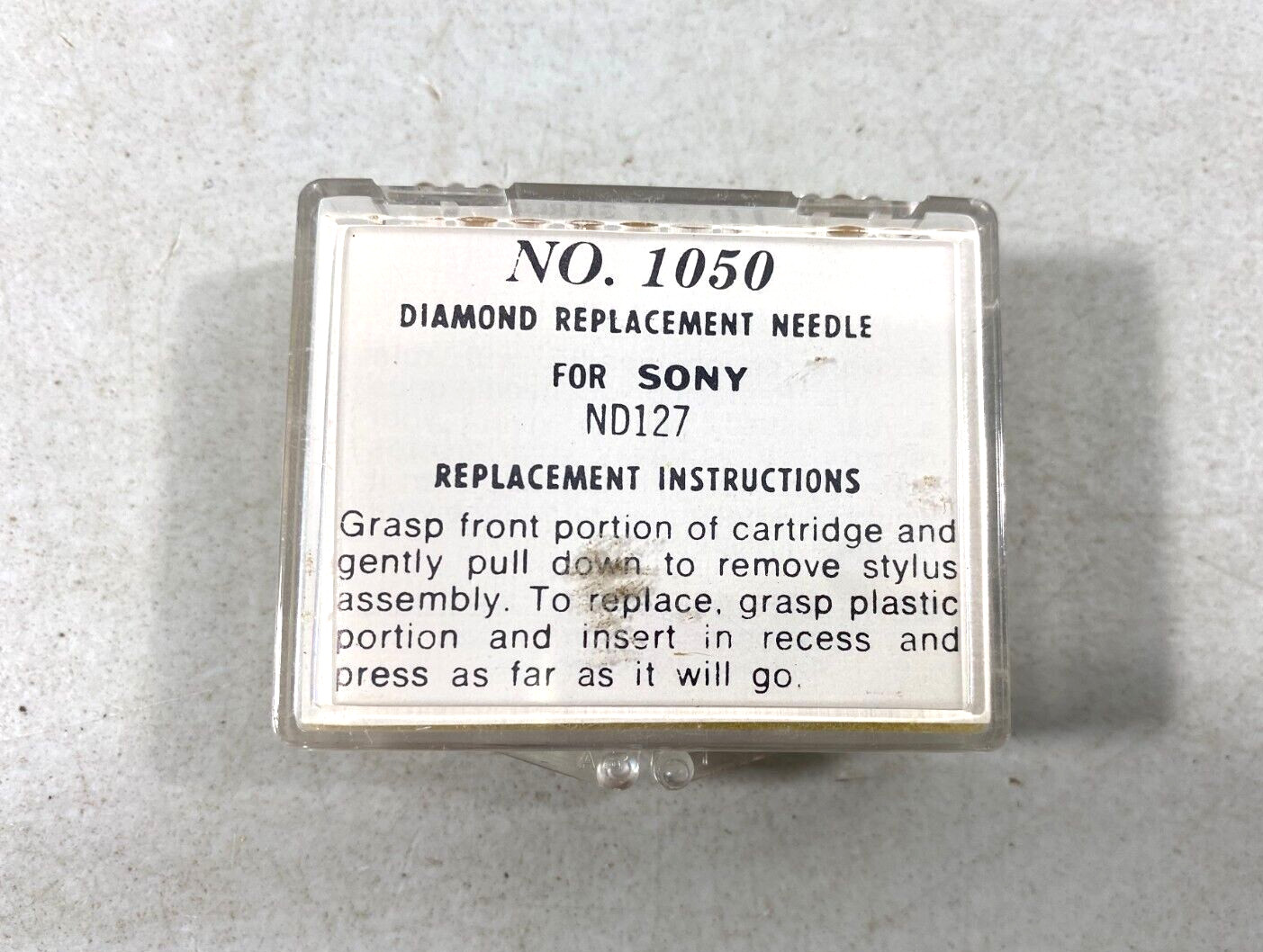 Transcriber No 1050 Diamond Replacement Needle For Sony ND127 – Lot of 4 NEW