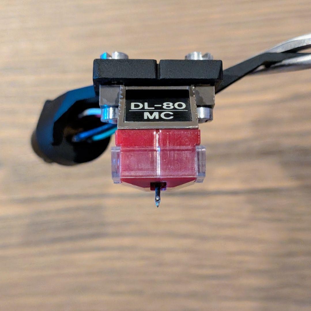 DENON DL 80 MC Cartridge Headshell Tested for sound output