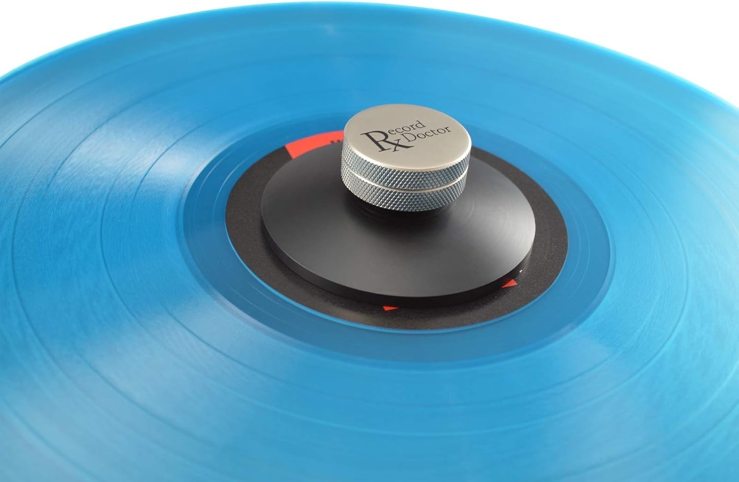 Stylish Black Silver Record Clamp for Turntables