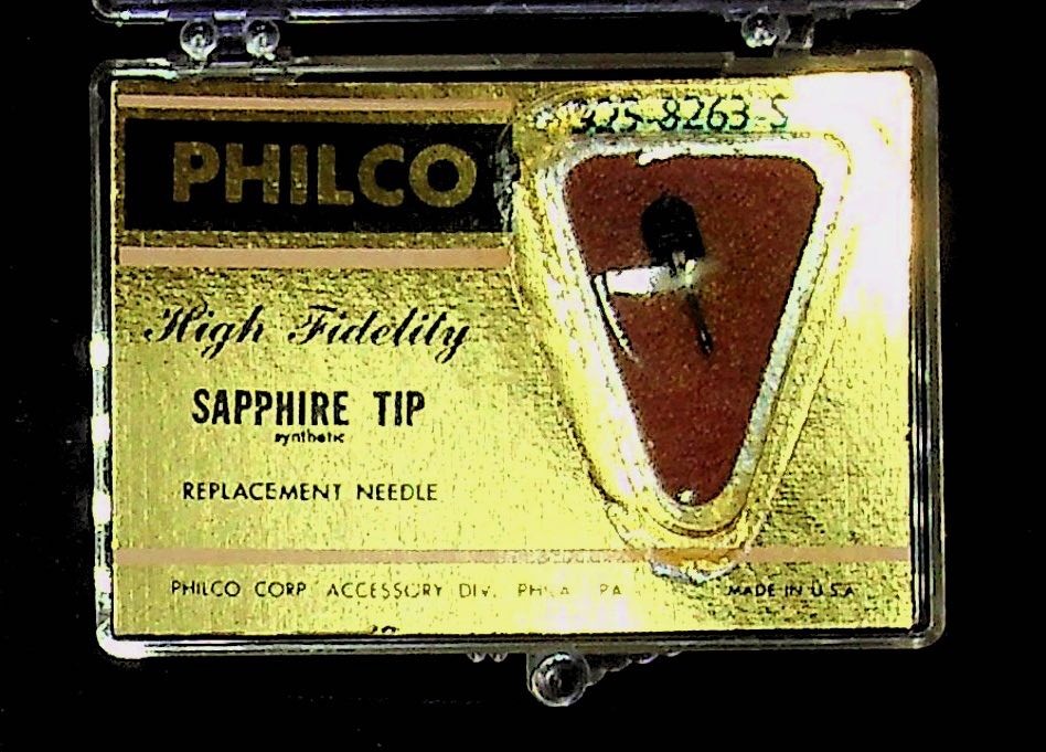 Philco Sapphire Replacement Needle 325-8263-S NOS High Fidelity Record