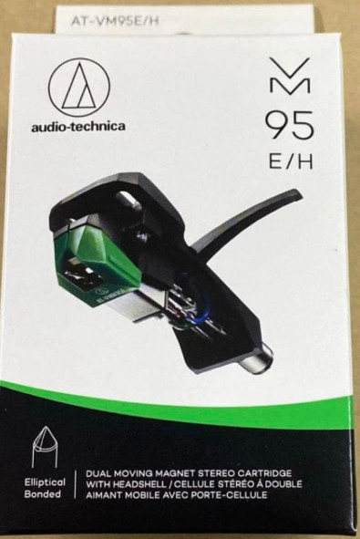 Audio-Technica AT-VM95E/H VM-type Stereo Cartridge with Headshell