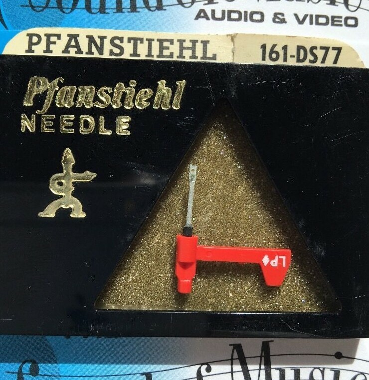 NEW Pfanstiehl 161-DS77 Diamond Needle Stylus Dual 161DSS7 astatic n52 53