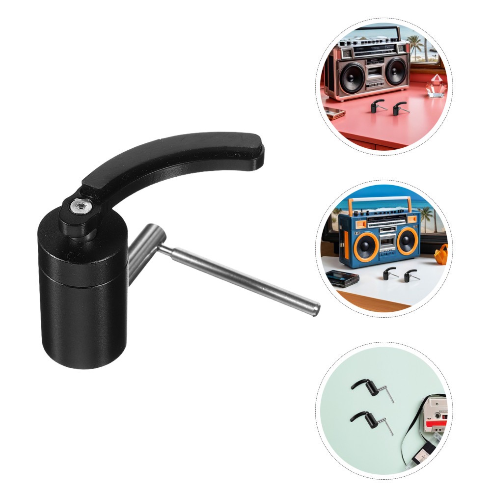 Vinyl Record Player Arm Lifter Turntable Auto Stop Black Tonearm Raiser for