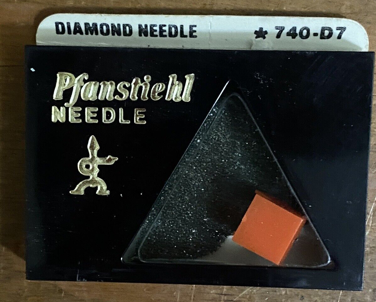New Old Stock Vintage Pfanstiehl 740-d7 Diamond Needle Stylus Record Player