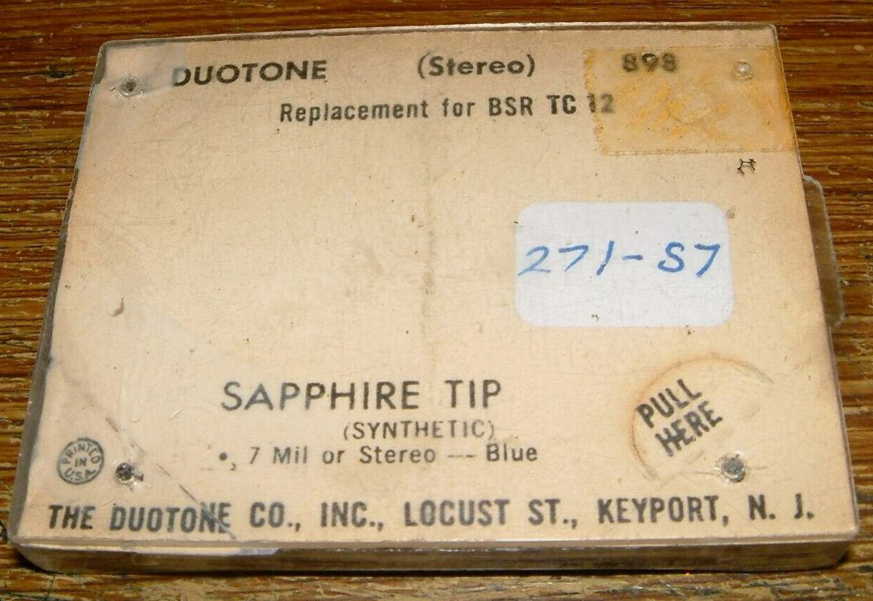 Stereo Phonograph Needle 898 for BSR TC12D, EV2422 A-497 B-2X W-171STS 271-S7