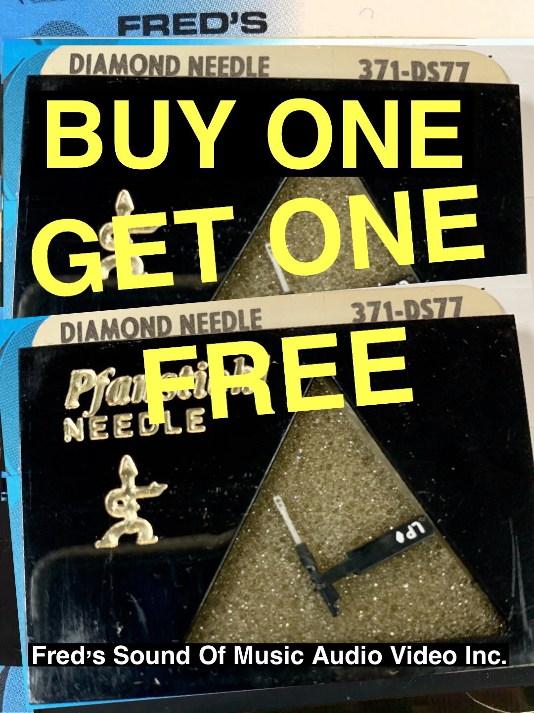 NEW Pfanstiehl 371-DS77 Dual Stylus EV 2630 2632 5014 Buy One Get One Free