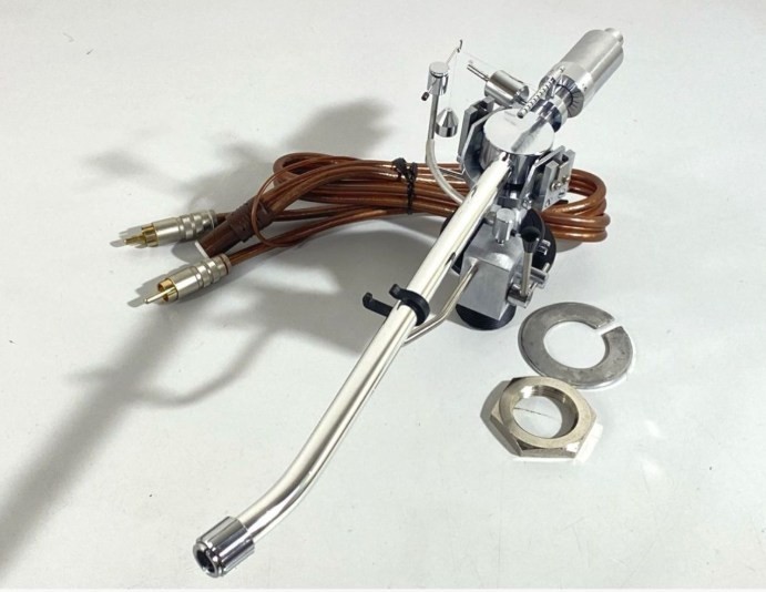 SAEC WE-308L Long Tonearm Double Knife Edge Excellent Japan w Cable Manual