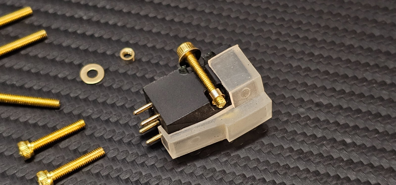 Phono Screws Set M2.5 L = 14mm 16mm 20mm for Denon DL103 (R)