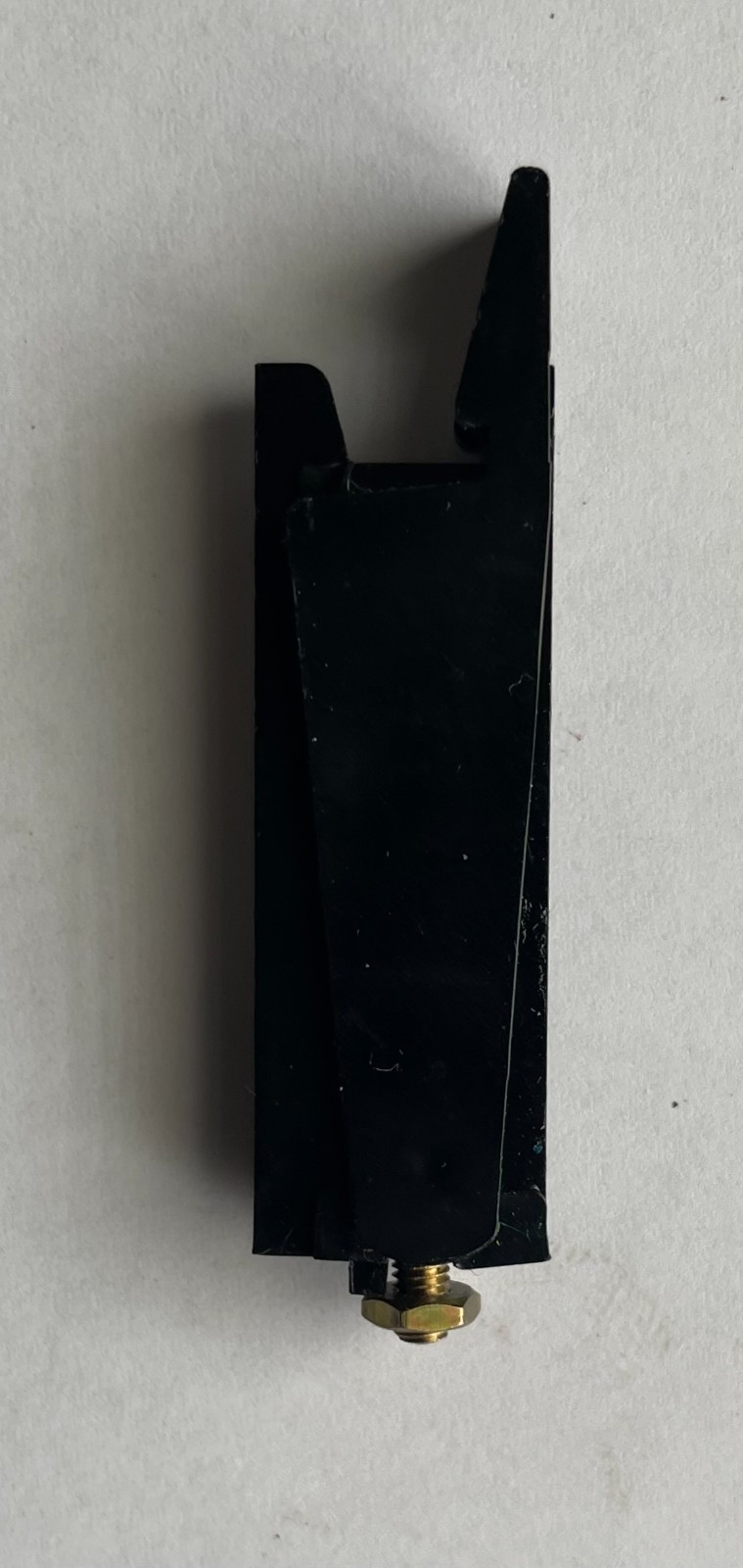 Dual 1215 Turntable Parts : Tone arm rest post with lock lever